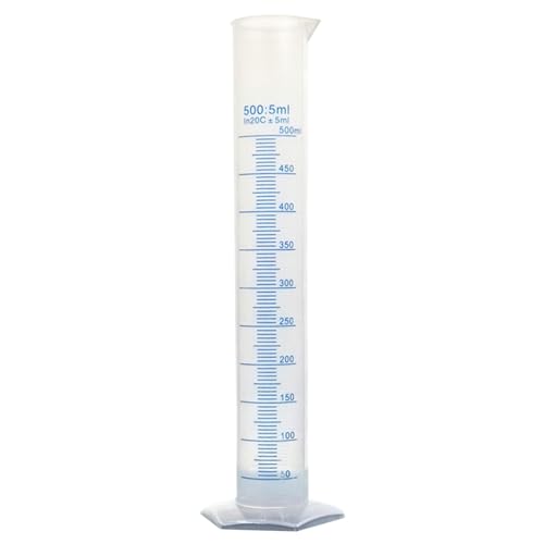 Plastik -Graduiertenzylinder, 500 ml Hydrometer -Testrohr mit klarer Skala, tragbarer Messzylinder für die Wissenschaft und Schulwissenschaften, Laborzubehör, Laborzubehör Plastik -Graduiertenzylinder, 500 ml Hydrometer -Testrohr mit klarer Skala, tragbarer Messzylinder für die Wissenschaft und Schulwissenschaften, Laborzubehör, Laborzubehör von Joygoodta