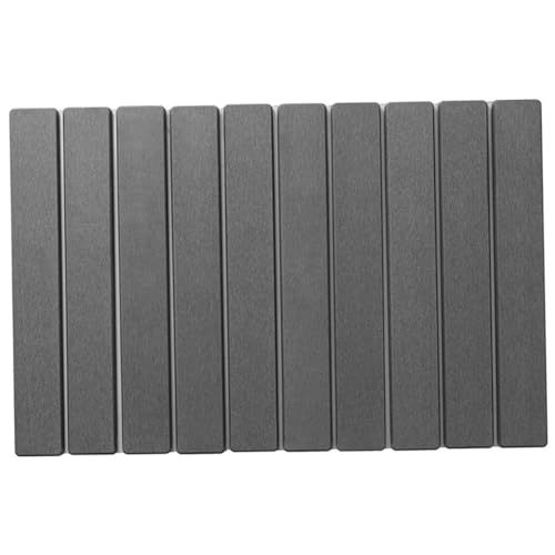 Steinschale Trocknungsmatte 23.6x15.4 Klappgeschichte Trocknungsmatte Schnell trocken absorbierende Diatomit Steinspüle Tablett für Küchenarbeitsplatte Badezimmer Dusche, dunkelgrau Steinschale Trocknungsmatte 23.6x15.4 Klappgeschichte Trocknungsmatte Schnell trocken absorbierende Diatomit Steinspüle Tablett für Küchenarbeitsplatte Badezimmer Dusche, dunkelgrau von Joygoodta