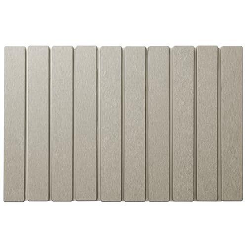 Steinschale Trocknungsmatte 23.6x15.4 Klappgeschichte Trocknungsmatte Schnell trocken absorbierende Diatomitstein -Waschbeckenschale für Küchenarbeitsplatte Badezimmer Dusche, hellgrau Steinschale Trocknungsmatte 23.6x15.4 Klappgeschichte Trocknungsmatte Schnell trocken absorbierende Diatomitstein -Waschbeckenschale für Küchenarbeitsplatte Badezimmer Dusche, hellgrau von Joygoodta