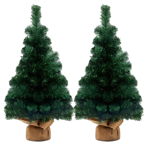 Tabletop Weihnachtsbaum 2PCS Künstlicher Mini -Weihnachtsbaum mit Leinenbasis für Weihnachtsheim -Büro Mall, 19.7in Tabletop Weihnachtsbaum 2PCS Künstlicher Mini -Weihnachtsbaum mit Leinenbasis für Weihnachtsheim -Büro Mall, 19.7in von Joygoodta