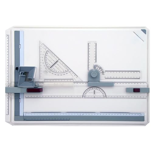 Zeichnungstabelle, Einstellbarer Winkel A3 Zeichenbrett mit parallelem Motion Accessoires Art Craft Table für Künstler und Architekten der Studentingenieure Zeichnungstabelle, Einstellbarer Winkel A3 Zeichenbrett mit parallelem Motion Accessoires Art Craft Table für Künstler und Architekten der Studentingenieure von Joygoodta