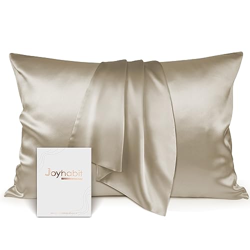 Joyhabit Seidenkissenbezug 40x60, Aprikose, 16MM Silk Pillowcase aus 100% Bio Maulbeerseide, Super für den Schutz der Haarqualität und der Haut von Joyhabit