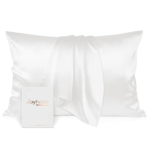 Joyhabit Seidenkissenbezug 40x60, Beige, 16MM Silk Pillowcase aus 100% Bio Maulbeerseide, Super für den Schutz der Haarqualität und der Haut von Joyhabit