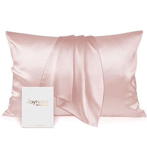 Joyhabit Seidenkissenbezug 40x60, Lotus, 16MM Silk Pillowcase aus 100% Bio Maulbeerseide, Super für den Schutz der Haarqualität und der Haut von Joyhabit