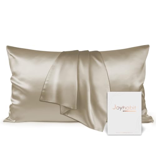Joyhabit Seidenkissenbezug 40x80, Aprikose, 16MM Silk Pillowcase aus 100% Bio Maulbeerseide, Super für den Schutz der Haarqualität und der Haut von Joyhabit