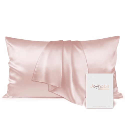 Joyhabit Seidenkissenbezug 40x80, Lotus, 16MM Silk Pillowcase aus 100% Bio Maulbeerseide, Super für den Schutz der Haarqualität und der Haut von Joyhabit