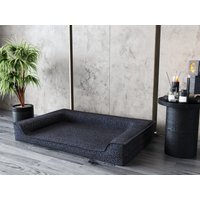 Elevated Pet Bed Chair-Style, Memory Foam Option, 3 Größen, 100+ Farben & Stoffe, Bead Fiber Seitenkissen von Joyinpet