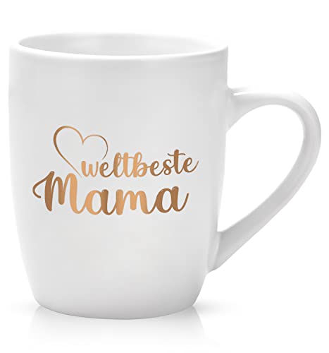 Joymaking Kaffeetasse weltbeste Mama Geschenkidee für Muttertag Geburtstag Geschenktasse mit Spruch - weltbeste Mama Weihnachtsgeschenke für Mama von Joymaking