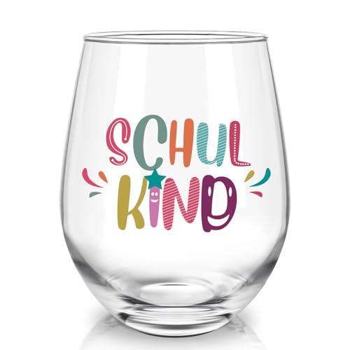 Joymaking Weinglas Einschulungsgeschenk, Glas Schulkind 2024 Junge Mädchen, Schulanfang Einschulung Schulbeginn Geschenk Jungen Mädchen 520ml Joymaking Weinglas Einschulungsgeschenk, Glas Schulkind 2024 Junge Mädchen, Schulanfang Einschulung Schulbeginn Geschenk Jungen Mädchen 520ml von Joymaking