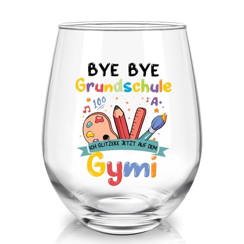 Joymaking Weinglas Geschenke für Weiterführende Schule, Gymnasium Einschulung, 5 Klasse Geschenk Mädchen Jungen 520ml Joymaking Weinglas Geschenke für Weiterführende Schule, Gymnasium Einschulung, 5 Klasse Geschenk Mädchen Jungen 520ml von Joymaking