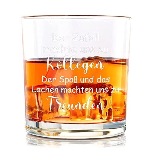 Joymaking Whiskeygläser Abschiedsgeschenk Kollegen – Der Zufall Machte Uns zu Kollegen – Dankeschön Geschenke für Abschied Kollegen Mitarbeiter Abschiedsgeschenk Jobwechsel Neujob 300ml von Joymaking