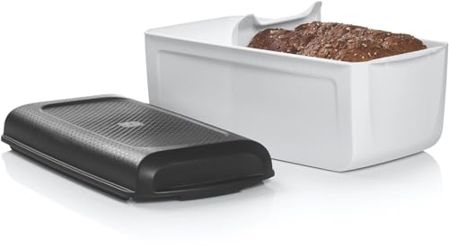 Joymy Brotkasten, praktischem Box-Trenner - BPA-Frei Platzsparende Aufbewahrungsbox Aufbewahrungsbox für längeres und frischeres Essen von Joymy