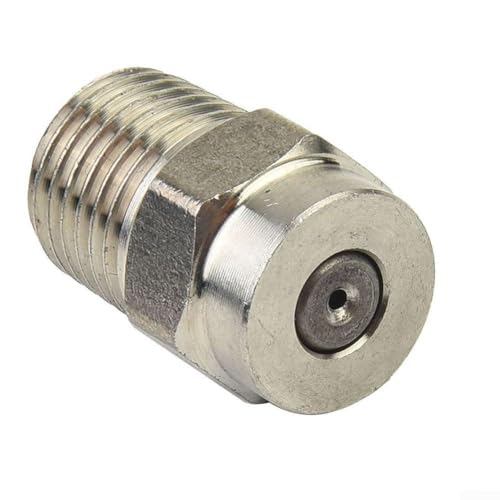 2 Stück Edelstahl Sprühdüsen Set für Hochdruckreiniger Gewindeart Ersatz mit verschiedenen Sprühwinkeln (15°) von JoyousMall