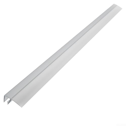 2 x 0 5 m F-Typ-Duschtürdichtungsstreifen, starke Flexibilität und Zähigkeit für optimale Passform (8 mm) von JoyousMall