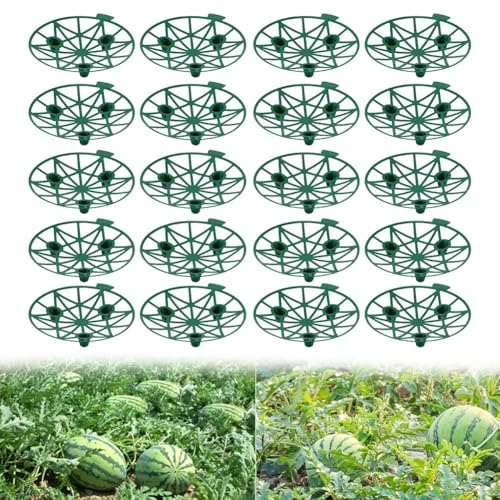 20 Stück Erdbeer-Ständer, Melonen-Wiege, Wassermelonen-Pflanzenstütze für Garten, Gewächshaus, Cantaloupe, Honigtau, Erdbeere von JoyousMall