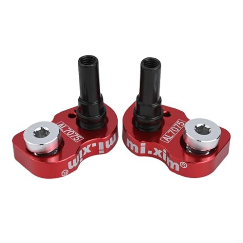 22 mm V-Bremsenverlängerungsadapter für Fahrräder, kompatibel mit 10 mm Bremshalterungen (rot) von JoyousMall