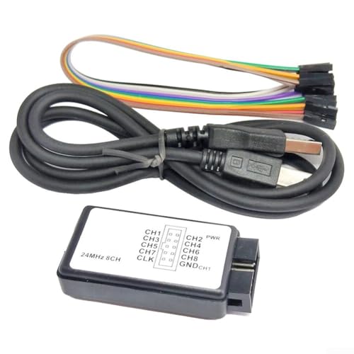 24M Proben-USB-Logikanalysator für ARM-Entwicklung, 8 digitale Kanäle, fortschrittliche Protokollanalyse für verbesserte Debugging-Effizienz 24M Proben-USB-Logikanalysator für ARM-Entwicklung, 8 digitale Kanäle, fortschrittliche Protokollanalyse für verbesserte Debugging-Effizienz von JoyousMall