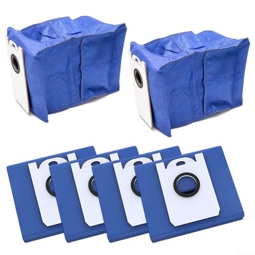 4,6 l Staubbeutel-Set, kompatibel mit BObsweep für Ultra-Vision Roboter-Staubsauger, Vliesstoffe, Einweg-Ersatzbeutel (bis zu 100 Tage), 6 Stück von JoyousMall