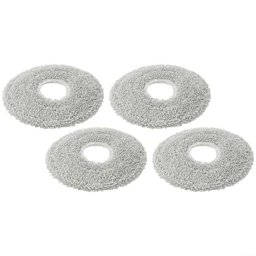 410 Stück waschbare Wischpads für Mova E30 und für Ultra Saugroboter, Mikrofaser-Reinigungstücher für Bodenoberflächen einschließlich Fliesen, Marmor, Laminat und Linoleum (4 Stück) von JoyousMall