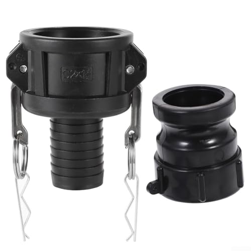 60 mm CamLock IBC Tankadapter mit Grobgewinde und 25 mm Schlauchanschluss für zuverlässige und sichere Verbindung bei der Flüssigkeitsverarbeitung von JoyousMall
