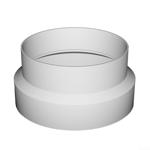 ABS-Lüftungsrohr-Reduzieradapter für einfache Kanalventilator-Integration in Wäschetrockner und Dunstabzugshauben von JoyousMall
