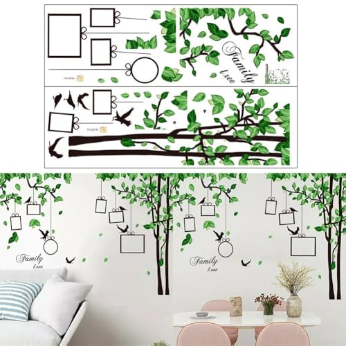 Anspruchsvoller Stammbaum Wandtattoo mit Rahmen für Bilder in Ihrem Zuhause Anspruchsvoller Stammbaum Wandtattoo mit Rahmen für Bilder in Ihrem Zuhause von JoyousMall
