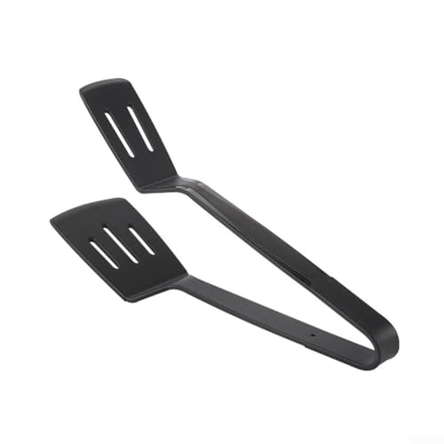 Anspruchsvolles Design, Mehrzweck-Kochutensilien, hitzebeständig, silikonbeschichteter Edelstahl, Zangen-Set (schwarz) von JoyousMall