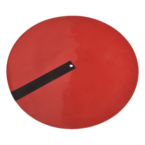 Antistatische Gummimatte für Plattenspieler verbessert den Klang durch Minimierung von Vibrationseffekten (rot) von JoyousMall