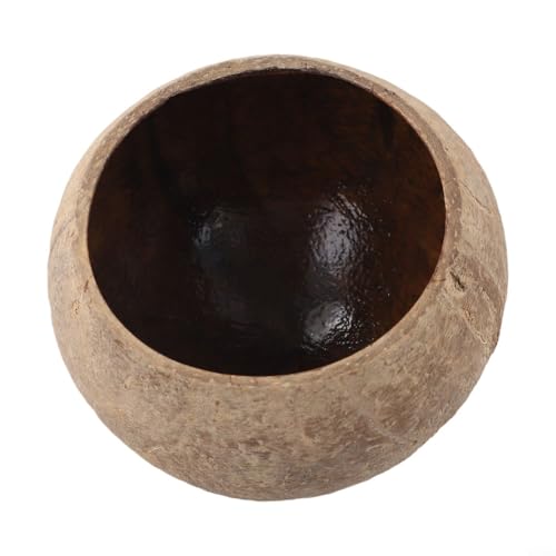 Dekorative Kokosnussschale, natürliche strukturierte Oberfläche, Kokosnussschale, kleine Kerzentasse, runde Servierschale für die Präsentation von Früchten, getrockneten Früchten, Tischdekoration Dekorative Kokosnussschale, natürliche strukturierte Oberfläche, Kokosnussschale, kleine Kerzentasse, runde Servierschale für die Präsentation von Früchten, getrockneten Früchten, Tischdekoration von JoyousMall