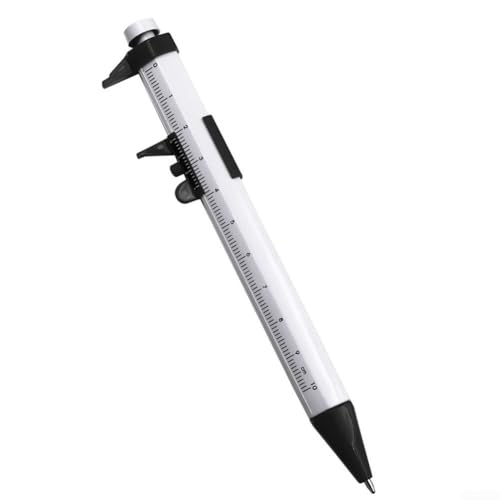 Doppelter Verwendungszweck 150 mm Messschieber Stift mit 1 0 mm Gel-Tintenroller, kompaktes Mess- und Schreibgerät für tägliche Aktivitäten (schwarz) von JoyousMall