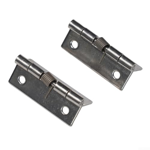 Edelstahl Federtürscharniere 2er Set mit automatischer Schließfunktion (5.1 cm) von JoyousMall