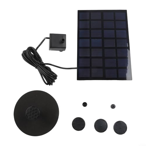Effiziente solarbetriebene Springbrunnenpumpe mit 6 Düsen für Gartenteich von JoyousMall