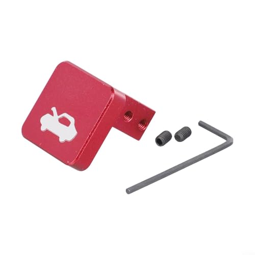 Effizientes Motorhaubenverriegelungs-Set für Honda Civic für CRV-Element, ideal für 1996 2011 Fahrzeugmodelle (rot) von JoyousMall