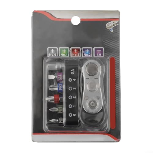 Ergonomisch geformtes Mini-Ratschen-Schraubendreher-Set mit praktischen Funktionen von JoyousMall