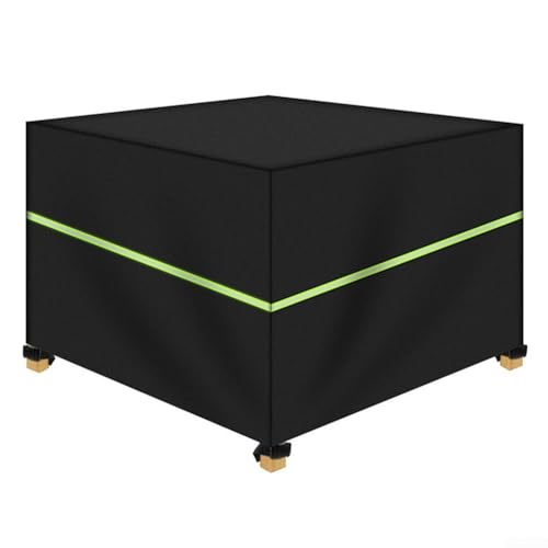 Gartenmöbelabdeckung mit fluoreszierenden reflektierenden Streifen für Sicherheit und Schutz (125 x 125 x 71 cm) von JoyousMall