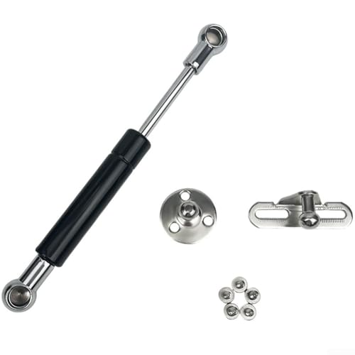 Gasdruckfedern mit 20N Force 15,2 cm Deckelstütze, geeignet für Schränke und Spielzeugkisten, aus Stahl und Kunststoff, breiter Öffnungsbereich, kommt mit Montageschrauben (Silber) von JoyousMall