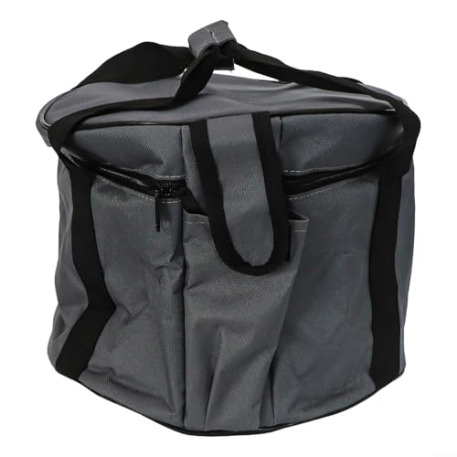 Geräumige Picknick- und Kochtasche mit wasserdichtem Material für Outdoor-Abenteuer (grau) von JoyousMall