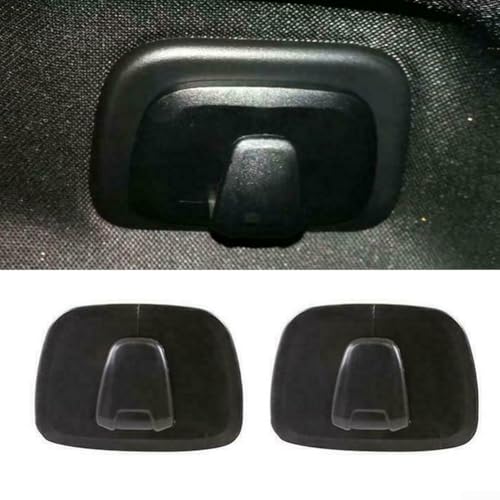 Hintere Reihe Auto-Aufhänger, ABS-Rücksitz-Haken-Clips für XC40 XC60 XC90 1820 und 1620 15 20 XC90 16 20 V90 S90 Auto-Innenzubehör (schwarz) von JoyousMall