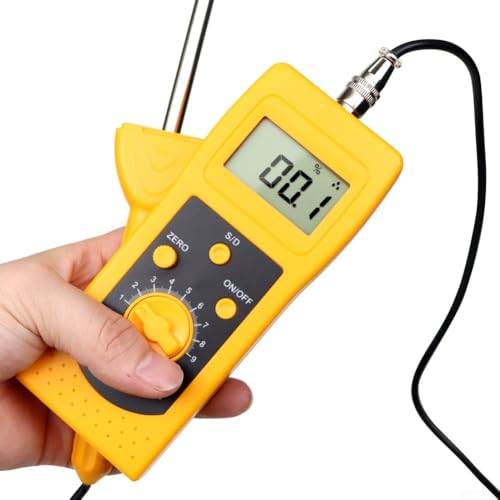 Hochfrequenz-Feuchtigkeitsmesser mit digitaler Feuchtigkeitsmessung, tragbares und kompaktes Design, mit Datenspeicherung, niedrigem Batteriestand und automatischer Abschaltfunktion Hochfrequenz-Feuchtigkeitsmesser mit digitaler Feuchtigkeitsmessung, tragbares und kompaktes Design, mit Datenspeicherung, niedrigem Batteriestand und automatischer Abschaltfunktion von JoyousMall