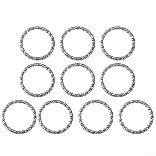Hochleistungs-Fahrradlager für Gabel und Headset, Edelstahl-Kugelhalter-Design, 10 Stück (5) von JoyousMall