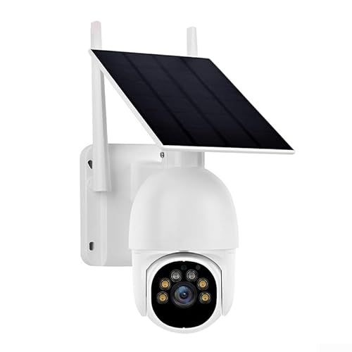 JoyousMall Nachhaltige Überwachung WIFI Solarbetriebene Kamera mit fortschrittlicher Technologie (mit Batterie) von JoyousMall