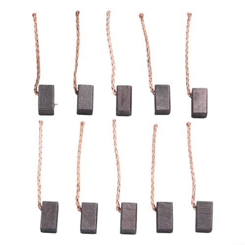 Kohlebürsten für Motorreparatur, 6 x 6 x 10 mm, kompatibel mit Gebläse und Wischer, 210 Stück Kohlebürsten für Motorreparatur, 6 x 6 x 10 mm, kompatibel mit Gebläse und Wischer, 210 Stück von JoyousMall