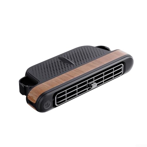 Leiser und kompakter Auto-Rücksitzventilator erhöht den Komfort mit einstellbaren Windgeschwindigkeiten (Streifen) von JoyousMall