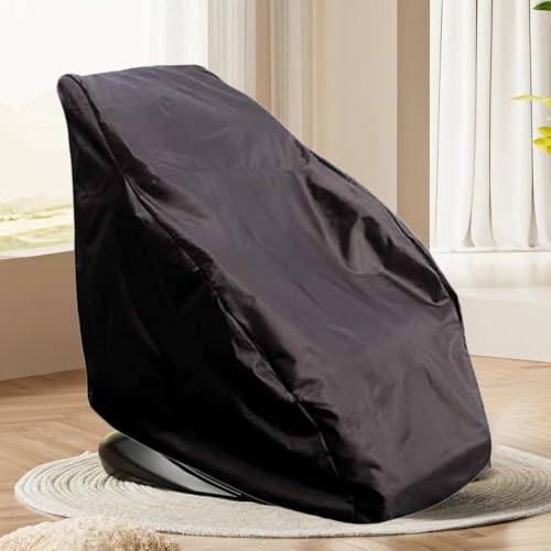 Massagestuhl-Abdeckung, wasserdicht, 210D faltbarer Massagestuhl-Schutzhülle, staubdicht, UV-Schutz, kratzfest, abnehmbar und maschinenwaschbar (schwarz A) von JoyousMall