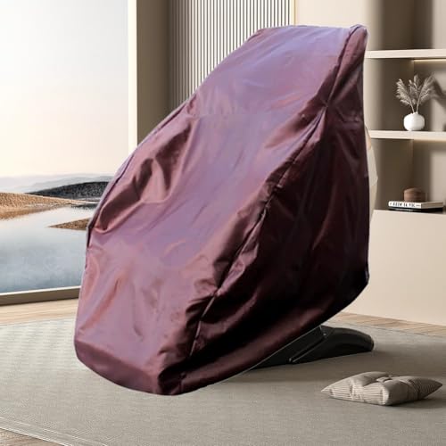 Massagestuhl-Abdeckung, wasserdicht, 210D faltbarer Massagestuhl-Schutzhülle, staubdicht, UV-beständig, kratzfest, abnehmbar und maschinenwaschbar (Kaffee B) von JoyousMall