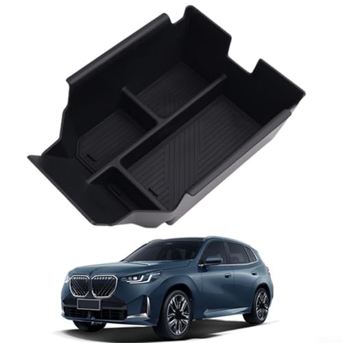 Mittelkonsole Armlehne Aufbewahrungsbox, ABS Mittelkonsole Organozer Tray für BMW X3 G45 2025+ LHD Verschleißfestes Interieur, einfache Drop-In Installation Mittelkonsole Armlehne Aufbewahrungsbox, ABS Mittelkonsole Organozer Tray für BMW X3 G45 2025+ LHD Verschleißfestes Interieur, einfache Drop-In Installation von JoyousMall
