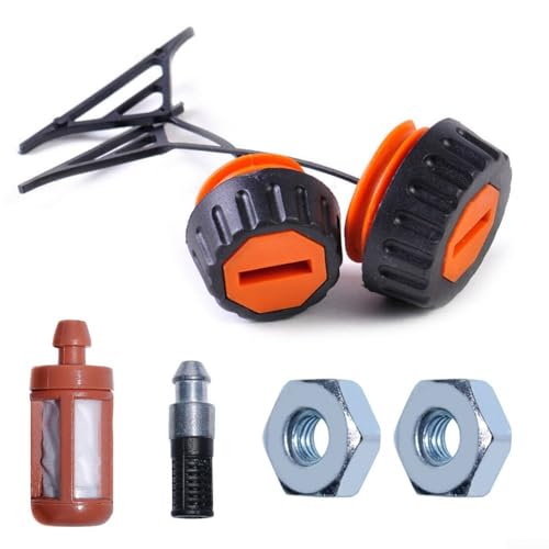 Ölkappen-Ersatz-Set für Kettensägen, 2 Stück, passend für Modelle 020 021 023 024 025 026 028 034 036 038 048 OEM kompatible Teilenummern 0000 350 0520 0000 350 0510 Ölkappen-Ersatz-Set für Kettensägen, 2 Stück, passend für Modelle 020 021 023 024 025 026 028 034 036 038 048 OEM kompatible Teilenummern 0000 350 0520 0000 350 0510 von JoyousMall
