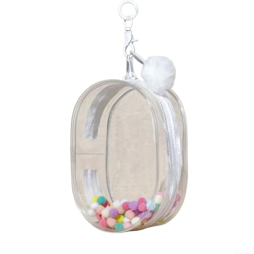 PVC-Aufbewahrungstasche für Puppen bietet Staubschutz und elegantes Display (transparent) von JoyousMall