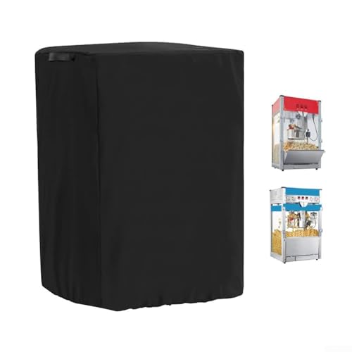 Popcorn-Wagenabdeckung aus wasserdichtem 420D-Oxford-Tuch, mit winddichter verstellbarer Schnur, um Popcorn-Maschinen vor Wetterschäden zu schützen (61 x 33 x 122 cm) von JoyousMall