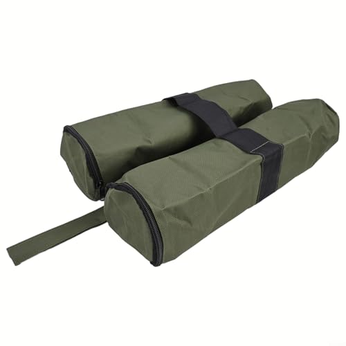 Robuster Doppelrohr-Sandsack für Zeltbefestigung, Outdoor-Einsatz, gegen Sturm, Sonnenschutz und Windbeständigkeit (grün) von JoyousMall